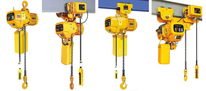 main types of electric chain hoist