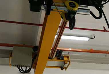 European Standard Suspension Single Girder Overhead Crane for Sale Argentina