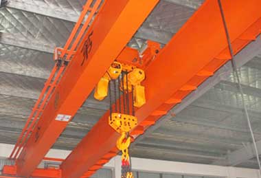  Electric chain hoist trolleydouble girder overhead crane