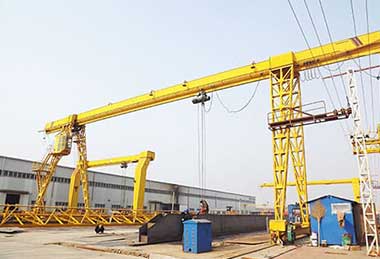 Box girder single girder hoist gantry crane