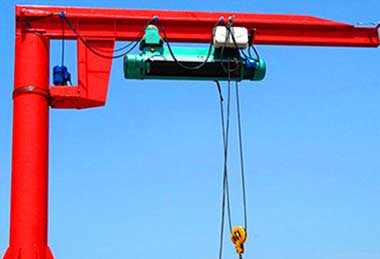 Customized pillar jib crane with process cantilever design- Motorized jib cranes for sale