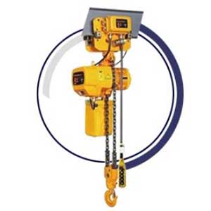 Electric chain hoist for jib crane