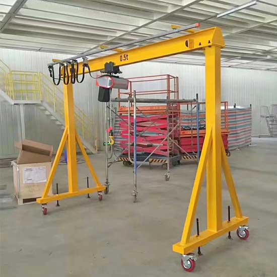Portable gantry crane, rolling gantry crane for sale