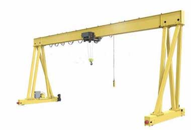 Single girder hoist gantry crane