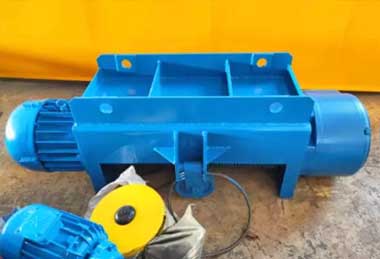 Wire Rope Electric Hoist Color can be customs made, stable lifting and cross travelling, lower noise