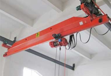 Underslung single girder overhead crane for sale