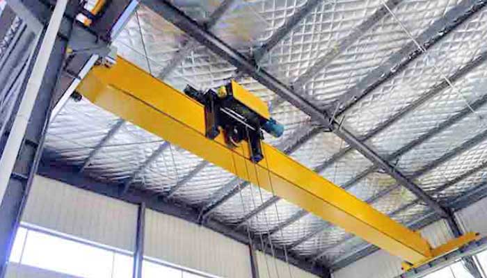 low headroom overhead travelling crane