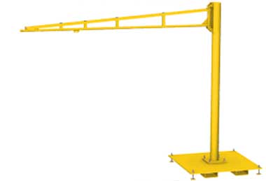 Portable jib crane design with light crane design