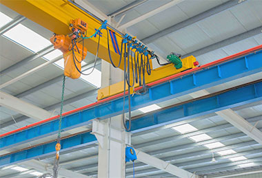 Single girder electric chain hoist overhead crane 