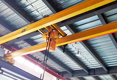 Double girder electric chain hoist crane 