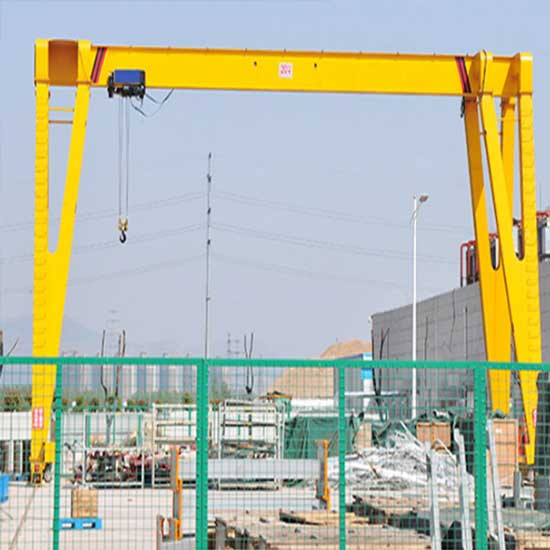 Single girder A frame gantry crane for sale Uzbekistan