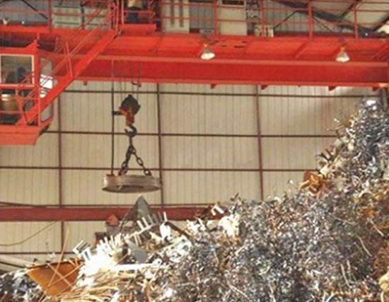 Steel mill crane