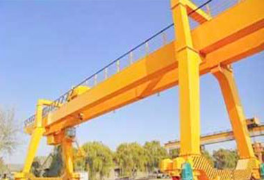 Double girder gantry crane for material handling