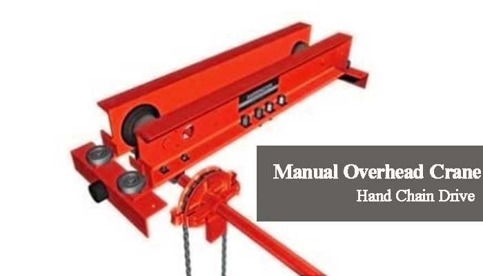 Hand chain manual overhead crane