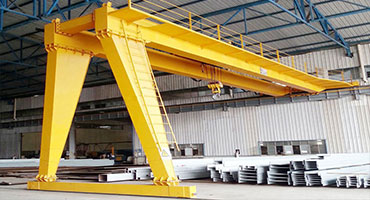 Singl Leg Semi Gantry crane for energy utilization
