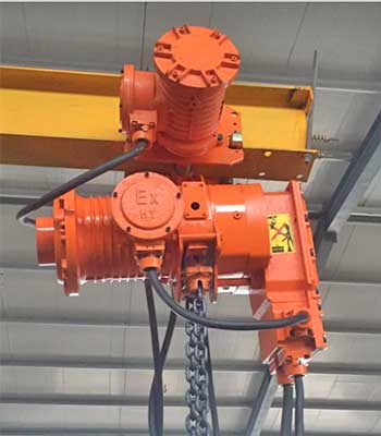 Explosion proof electric chain hoist 