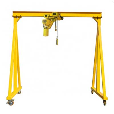 Fixed height 5 ton portable gantry crane with A frame Series