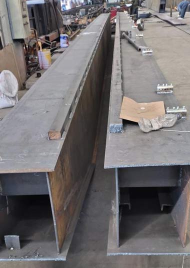 Main girder of 5 ton single girder overhead travelling crane for sale Philippines