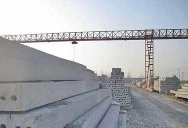 Gantry cranes for cement,concrete & precast yard