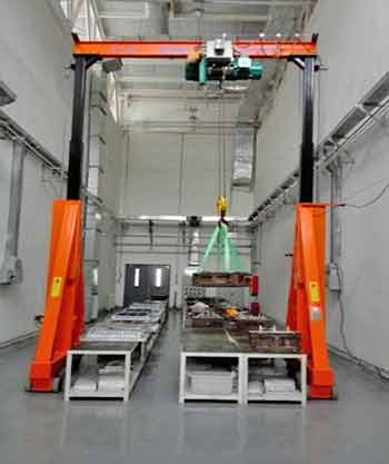Height adjustable gantry crane for general use  Height adjustable gantry crane for general use
