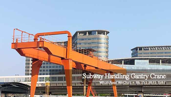 Subway construction gantry crane for your reference