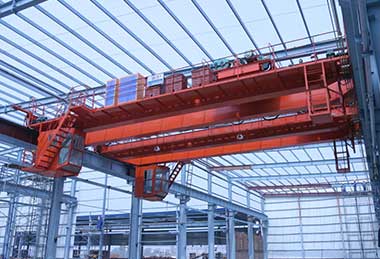Chinese Style Double Girder Open Winch Trolley Top Runing Crane