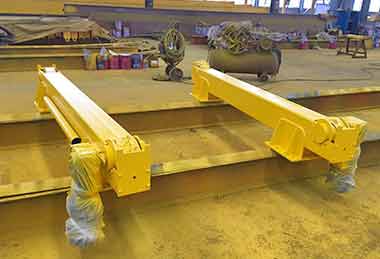 Ground beams of 2 ton small gantry crane for sale United Arab Emirates