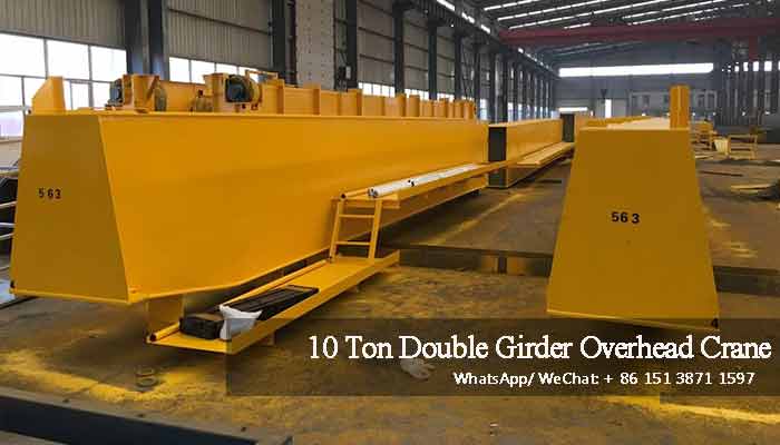 10 ton double girder overhead crane for sale Ethiopia