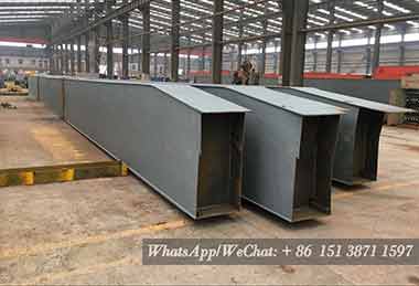 Main girder of 10 ton double girder overhead travelling crane for sale Ethiopia