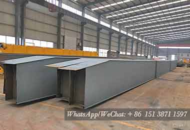 Main girder of 10 ton double girder overhead crane for sale Ethiopia