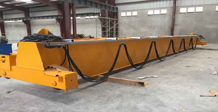 End carriage finished installation End carriage finished installation