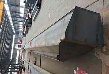 Main girder of 10 ton single girder overhead travelling crane, 19.061 m long