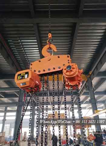 20 ton electric fall hook with hook mounted hoist design for sale Qatar