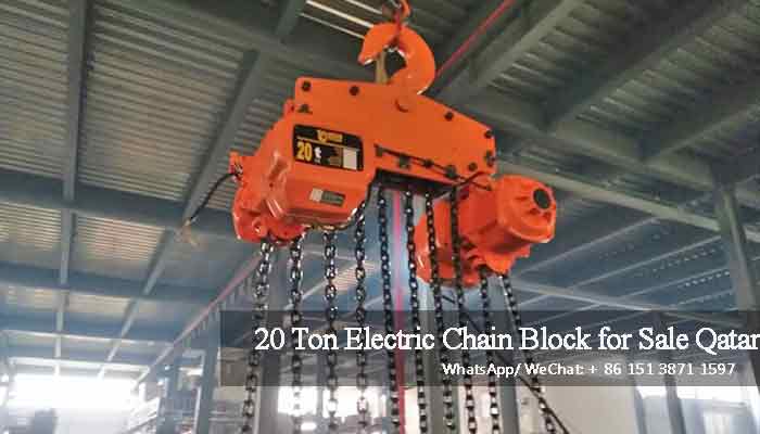 20 ton electric chain fall hoist for sale Qatar