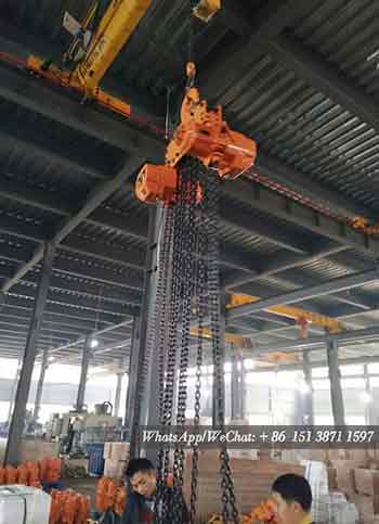 Electric hook mounted electric chain hoist for sale Qatar