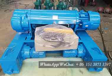 Parts and 10 ton electric wire rope hoist crab trolley for sale UAE