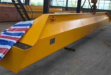 Main girder of 10 ton single girder electrically operated overhead travelling crane