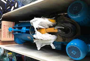 Electric hoist packed for delivery Philippines 