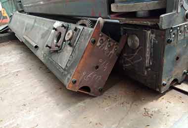 End girder of 15 ton double girder electric overhead travelling crane for sale Pakistan