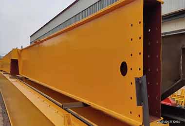 Main girder painted Angola