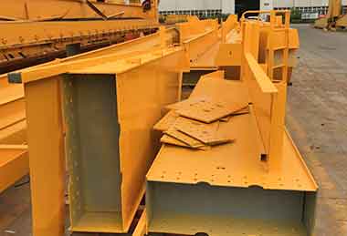 Double hoist crane main girder for sale Uzbekistan