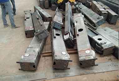 End girders of 5 ton single girder top running overhead cranes for sale Puerto Rico