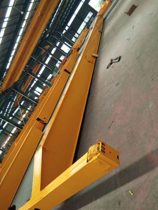 top running single girder overhead crane 3 ton 