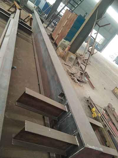 Main girder of 5 ton + 5 ton double hoist gantry crane with single girder crane design for sale Gabon