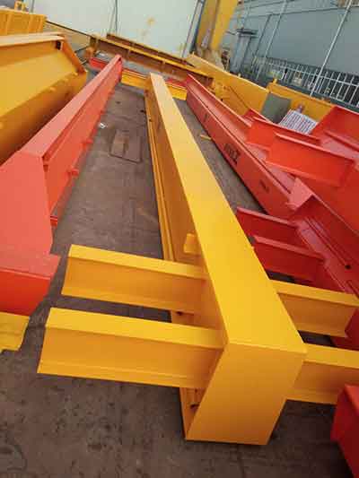 Main girder of single girder electric hoist gantry crane 10 ton for Gabon