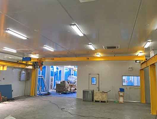Top running freestanding bridge crane for indoor use - Freestanding crane series 