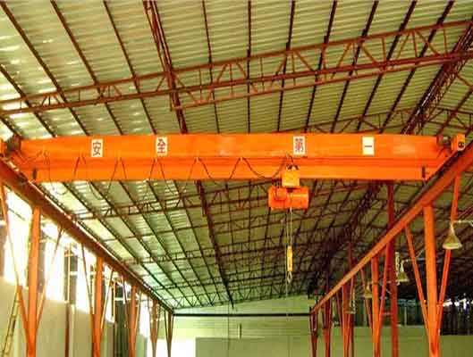 Top running single girder freestanding bridge crane - Freestanding crane series 
