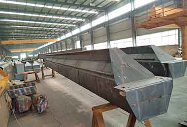 Main girder of 5 ton single girder top runing overhead travelling crane for sale Togo