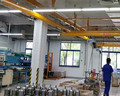 Ceiling mounted kbk crane for general manufacturing