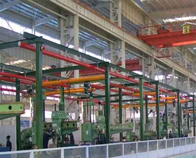 KBK crane for workshop assembly line